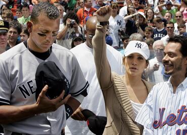 Jennifer Lopez sintió algo por Alex Rodríguez cuando estaba casada con Marc Anthony