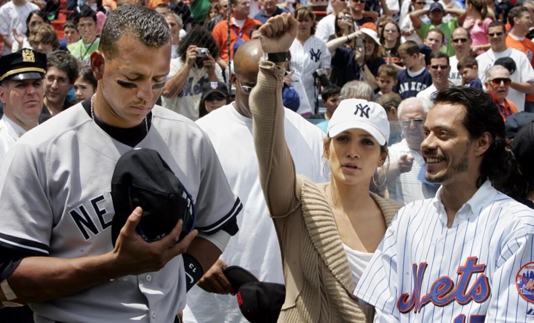 Cuando Jennifer Lopez conoció a Alex Rodríguez. Foto: Archivo Reuters