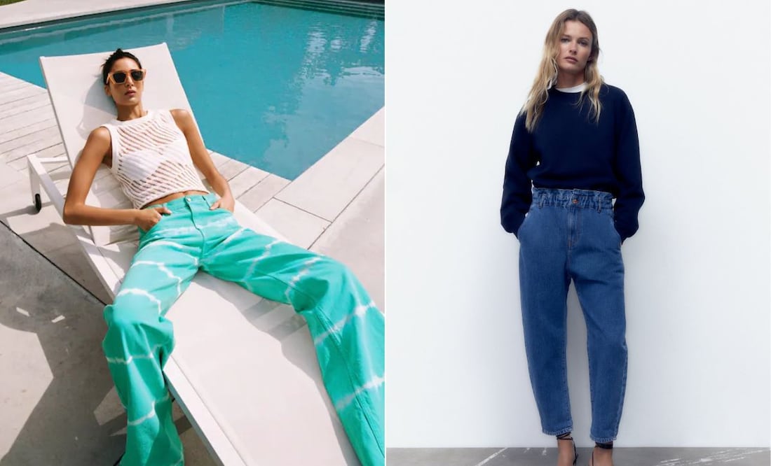 Los pantalones baggy son cómodos y con mucho estilo / Foto: Mango / Zara