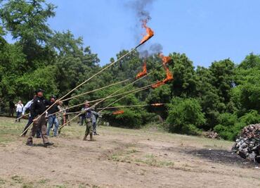 Marina incinera 2.9 toneladas de narcóticos en Chiapas; FGR y GN estuvieron presentes en la destrucción