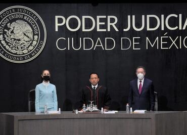 Rafael Guerra rinde su Tercer Informe ante el Tribunal Superior de Justicia de la Ciudad de México
