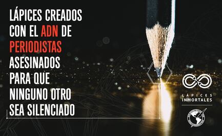 Crean lápices con ADN de periodistas asesinados para pedir fin a impunidad