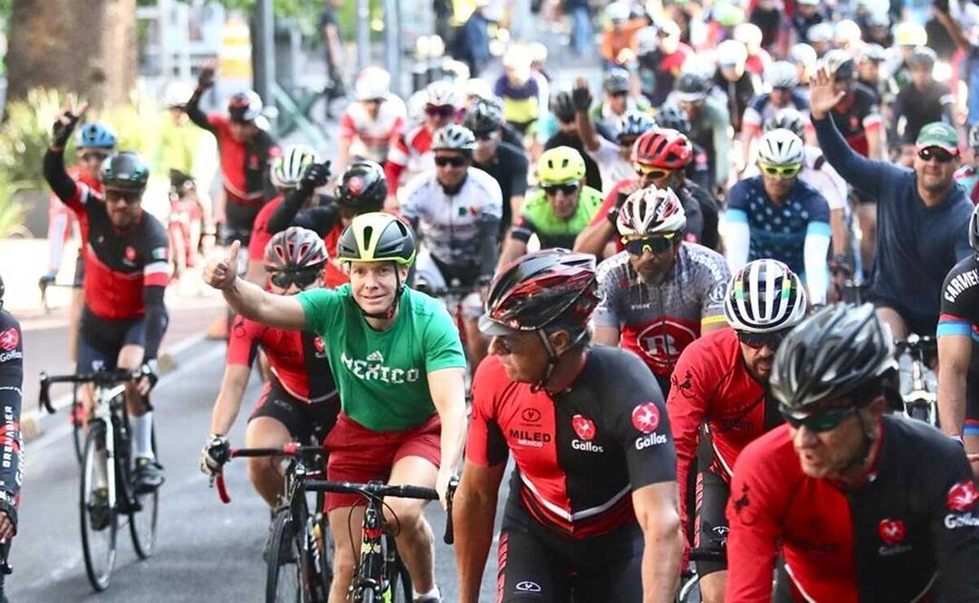 Manuel Velasco afirmó que es fundamental “garantizar la seguridad de los ciclistas y promover una cultura vial”. Foto: Especial