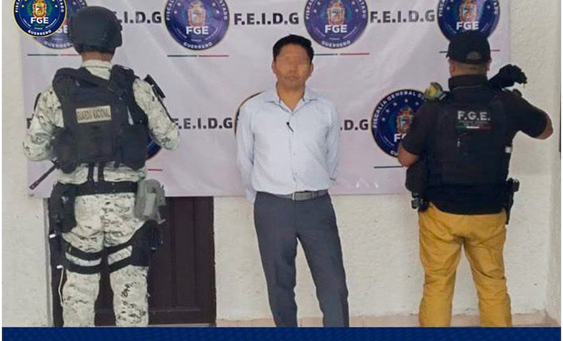 Detienen a Germán Reyes, encargado de despacho de la SSP de Chilpancingo. Foto: Especial