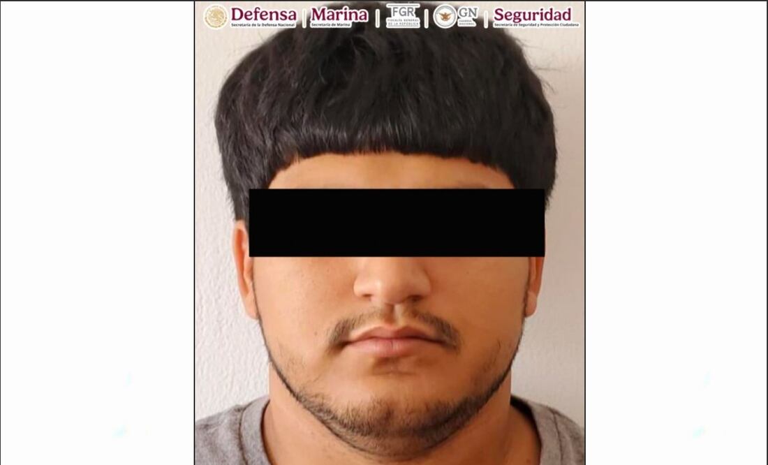 Manuel "N", líder de célular criminal de "Los Chapitos", detenido en Culiacán, Sinaloa. Foto: Especial