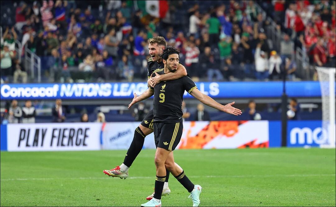 Raúl Jiménez festeja su segundo gol sobre Canadá / Foto: Imago7