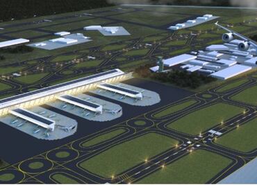 ¿Cuánto tiempo harás de la base de Santa Lucía al aeropuerto de la CDMX y al de Toluca?