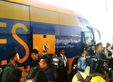 Caótica llegada de Tigres a la Ciudad de México