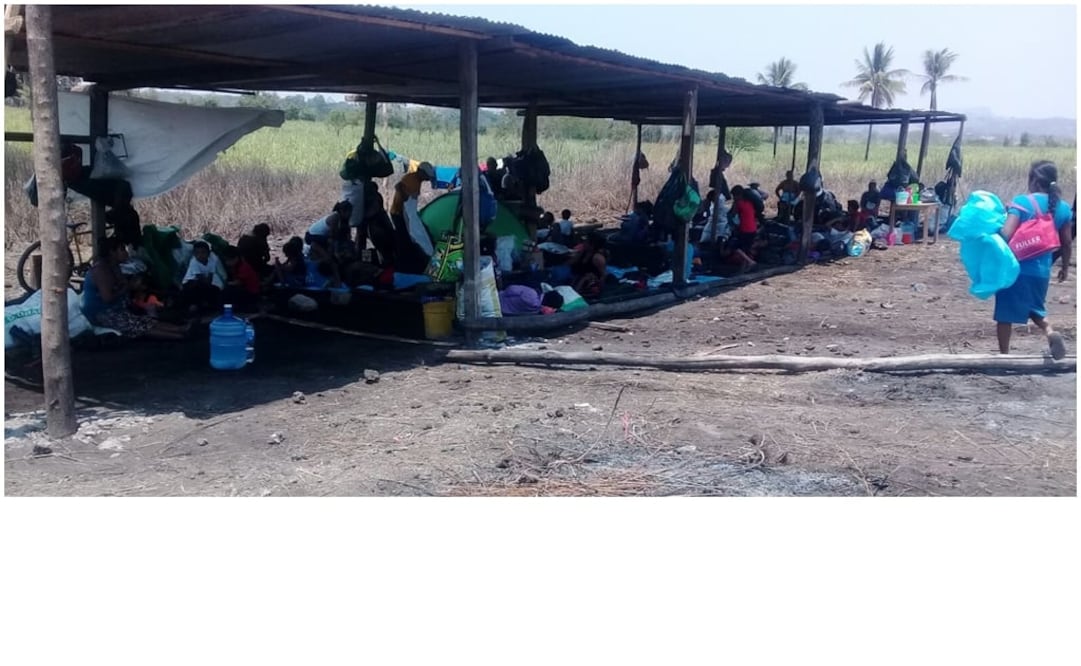 Familiares de militantes de la OCEZ fueron desalojados de los predios que habitaban. (Fredy Martín /EL UNIVERSAL)