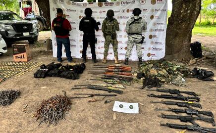 Aseguran armas de alto poder y granadas en Veracruz tras ataque a elementos castrenses y navales; agresores huyen