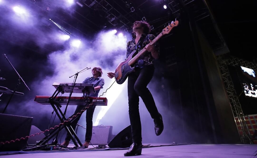 La agrupación francesa Gush puso a rockear a los asistentes al festival Cervantino. Foto: Alejandro Acosta / EL UNIVERSAL