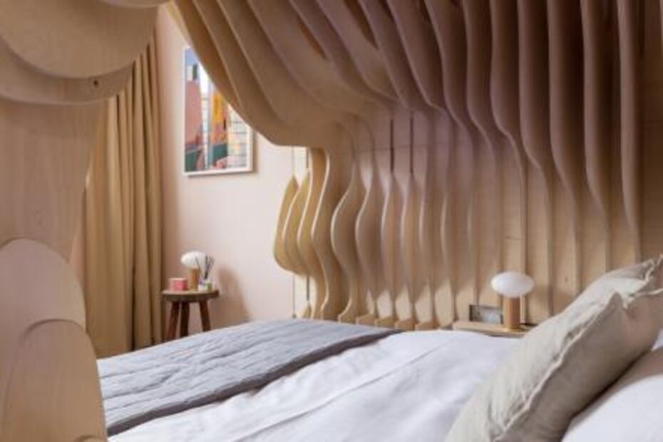 Camas de hotel en forma de útero para dormir como bebé