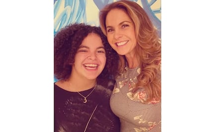Lucerito y su sorprendente imitación de su madre