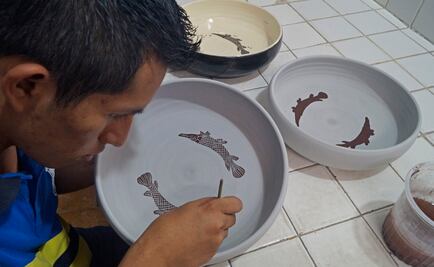 Pejelagartos salvan de la quiebra a alfareros en Tabasco