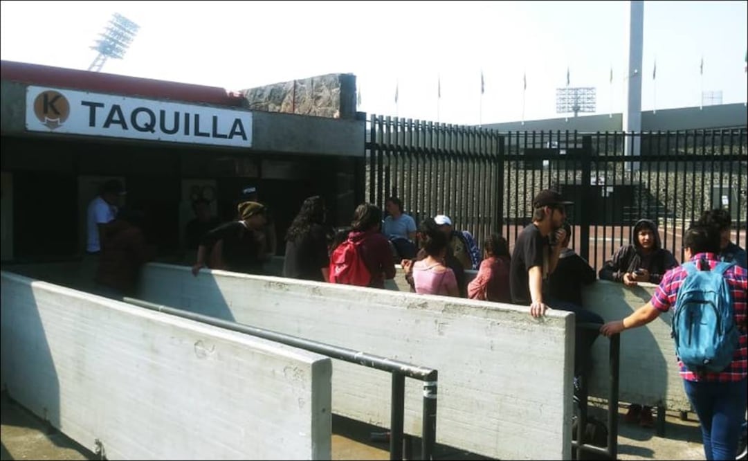 Taquilla del Olímpico Universitario. Foto: Especial