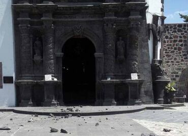 Reportan graves daños en templos coloniales en el Edomex
