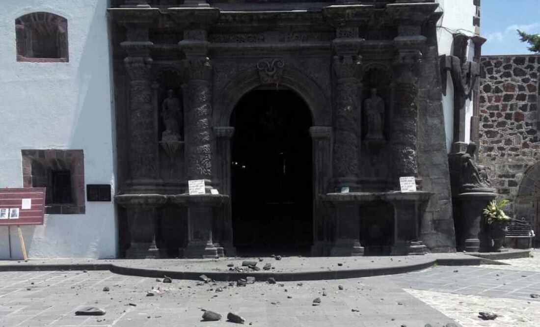 Reportan graves daños en templos coloniales en el Edomex