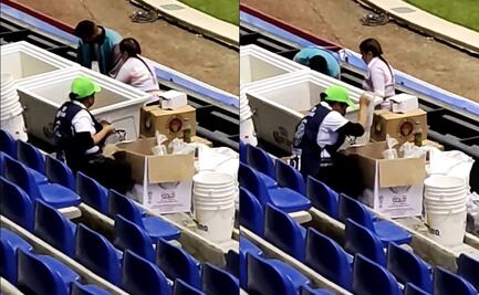 Puebla niega que reciclen vasos en el estadio Cuauhtémoc tras polémico video