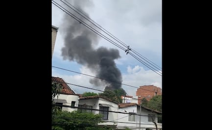 Cae avioneta en zona residencial en Colombia; hay 8 muertos