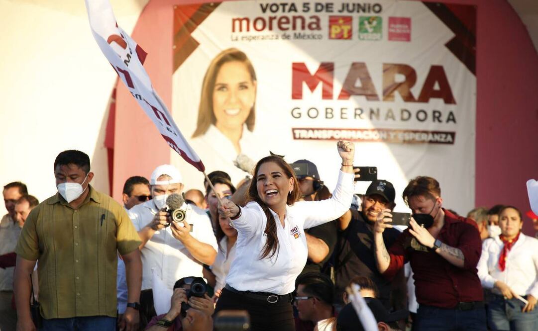 Mara Lezama, candidata de la coalición Juntos Hacemos Historia en Quintana Roo. Foto: Especial