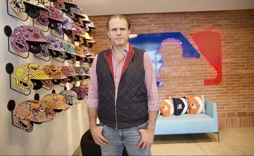 Rodrigo Fernández en las oficinas de la MLB en México / Foto: Germán Espinoza/EL UNIVERSAL