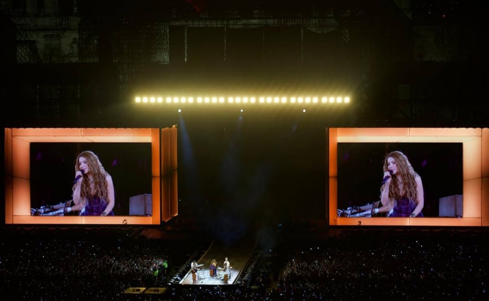 Shakira canta sus mayores éxitos tanto antiguos como contemporáneos. Foto: Osmar Alvarado / EL UNIVERSAL