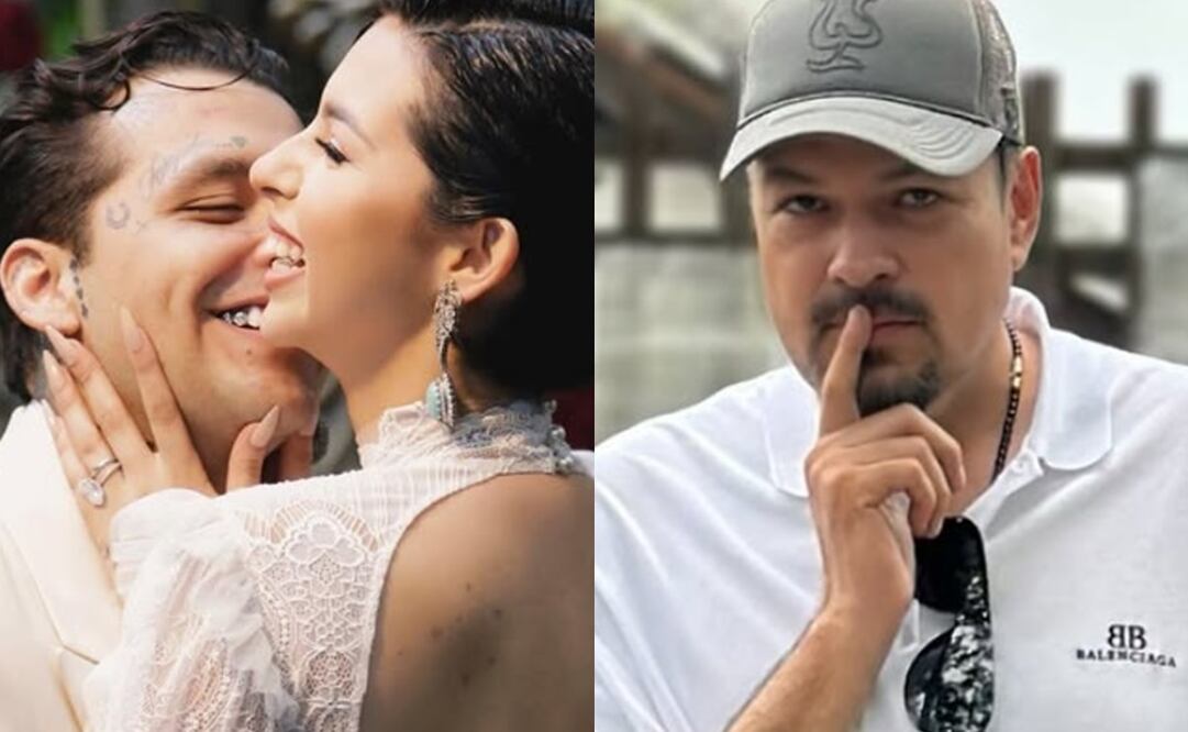 En la fotografía se observa a la hija de Pepe Aguilar junto a su marido Christian Nodal. Foto: Instagram oficial.