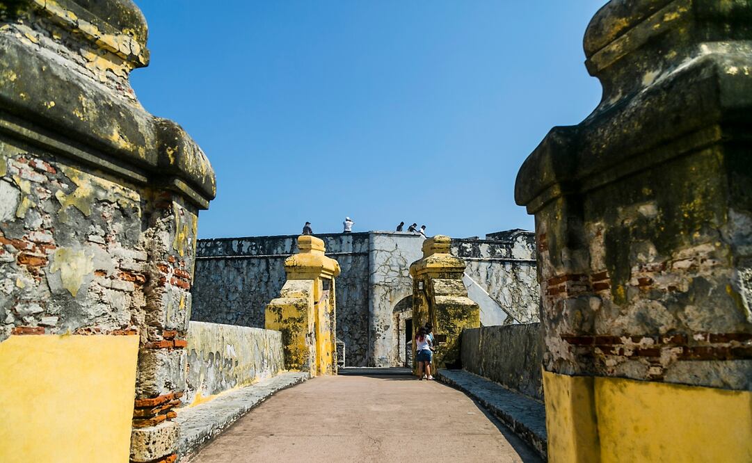 San Juan de Ulúa, en el puerto de Veracruz. Foto: Alan Carranza. EL UNIVERSAL