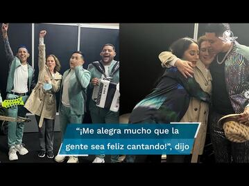 Celebra Beatriz Gutiérrez Müller presentación de Grupo Firme en el Zócalo