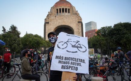 Con rodada, ciclistas exigen mayor protección en la CDMX