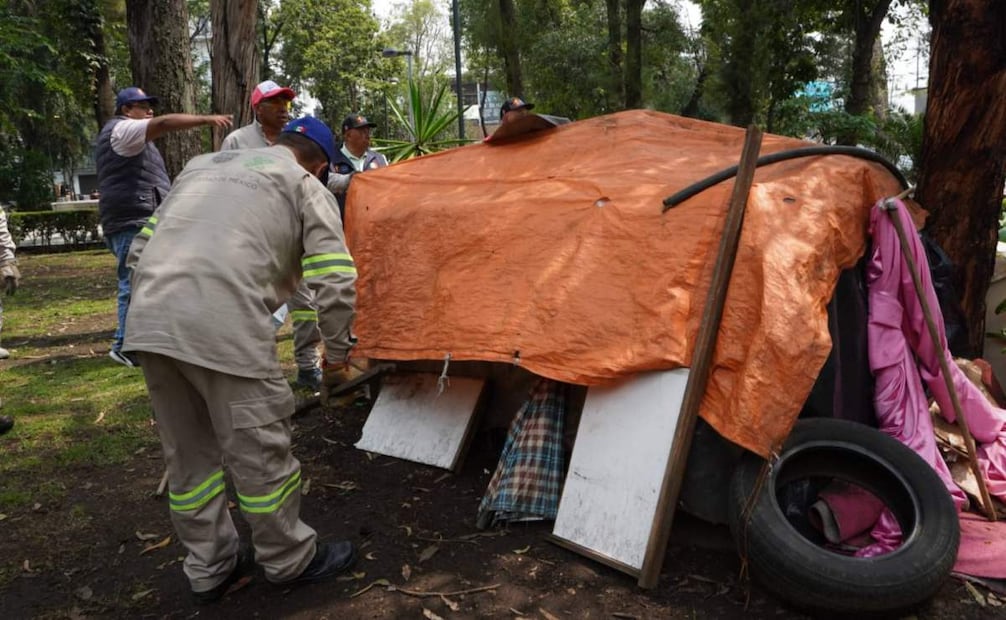 Alcaldía Cuauhtémoc atiende a 45 personas en situación de calle; retira 73 toneladas de basura.
Foto: Especial.