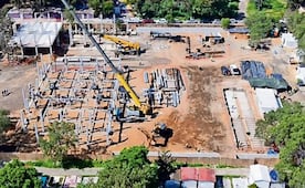 Supervisan obras en el Colector Teotongo