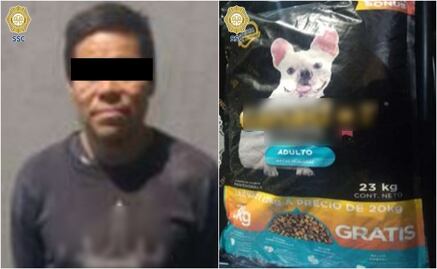 Detienen a hombre que robó costal de croquetas de una tienda de abarrotes en la alcaldía Cuauhtémoc