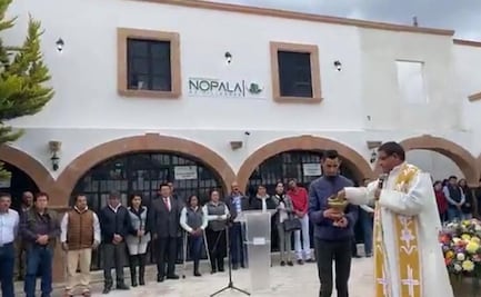 Con misa y banda, inauguran palacio municipal en Hidalgo