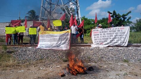 Con bloqueos en carreteras y vías del tren, organizaciones del Istmo conmemoran 529 años de resistencia