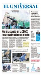 Portada impresa del 08 de noviembre de 2024