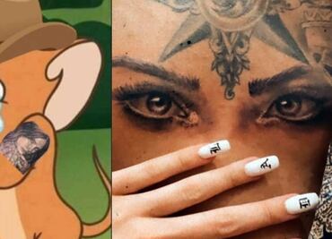 Los mejores memes de los tatuajes de Belinda y Christian Nodal