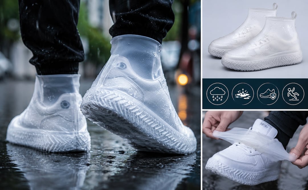 Para evitar esta incómoda situación, existen botas impermeables diseñadas para mantener tus pies secos sin sacrificar comodidad ni estilo. Foto: IA