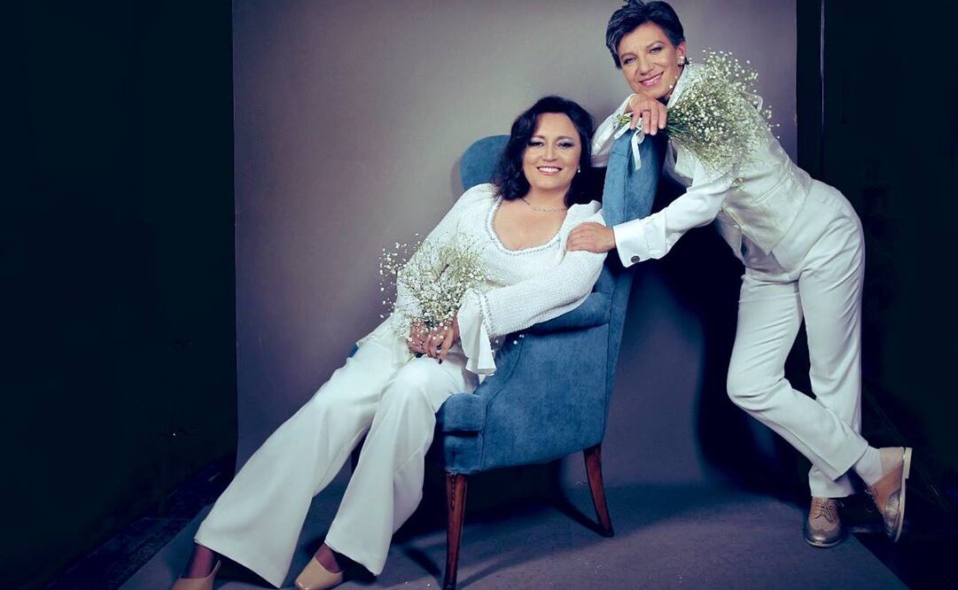 Boda de la alcaldesa electa de Bogotá (Foto: Twitter / @ClaudiaLopez)