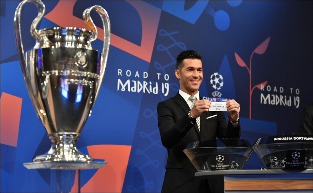 Sorteo de los octavos de final. Foto: AFP