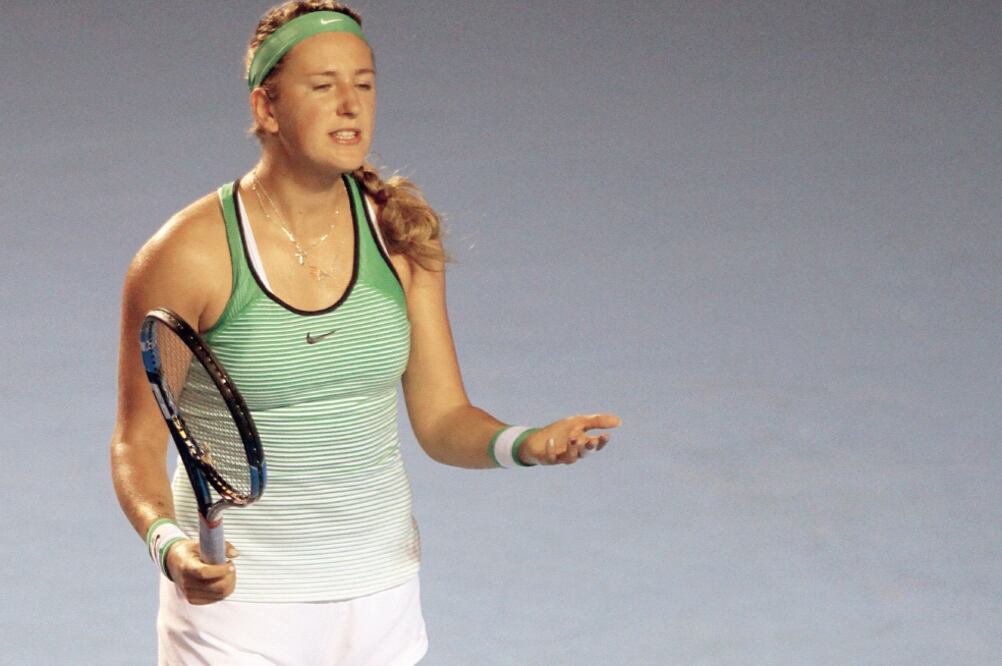 Victoria sufrió la lesión en su duelo frente a Polona Hercog (IMAGO 7)