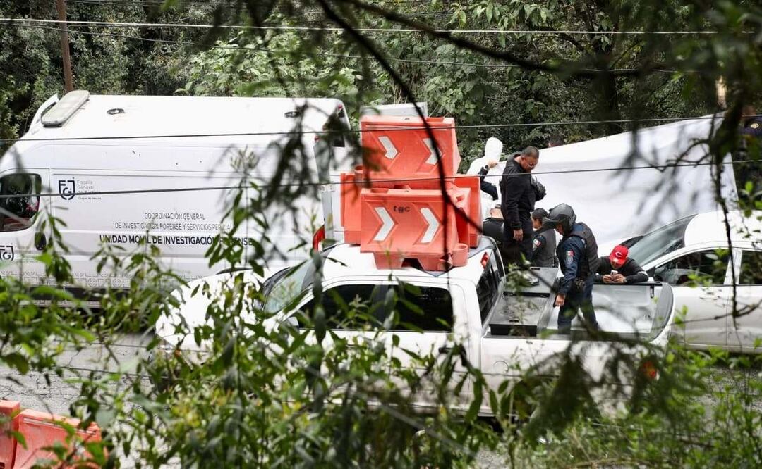 Hasta el momento se desconocen datos de identificación de la víctima por lo que el cuerpo fue trasladado al anfiteatro. Foto: Valente Rosas. EL UNIVERSAL