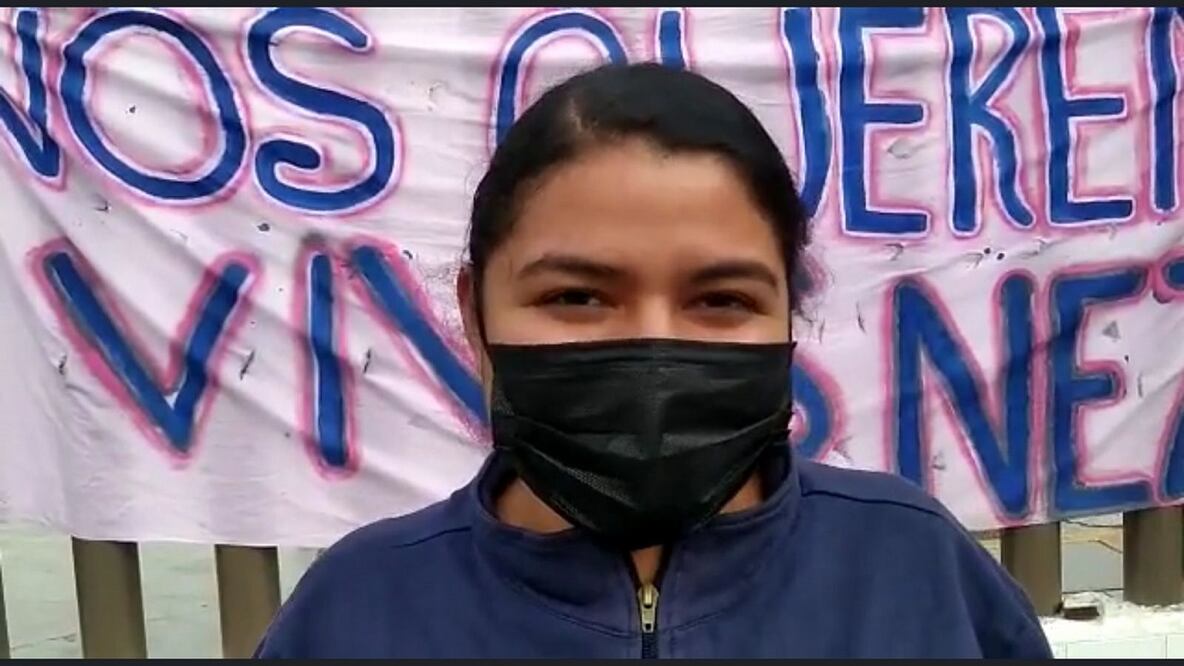 Roxana, joven acusada de matar a su violador