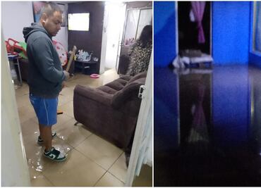 Lluvias provocan desbordamiento de un canal y causan daños en casas de Teyahualco, Edomex