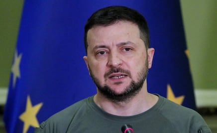 Volodímir Zelensky, presidente de Ucrania, sufre accidente automovilístico