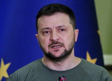 Volodímir Zelensky, presidente de Ucrania, sufre accidente automovilístico