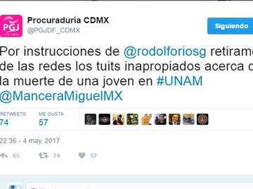 Falla protocolo de la PGJ en muerte de joven en CU