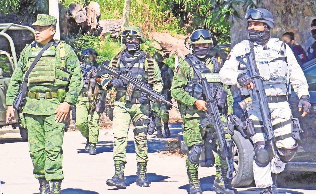 La iniciativa del PRI pretende que el Ejército permanezca en seguridad pública hasta 2028. Foto: Archivo EL UNIVERSAL