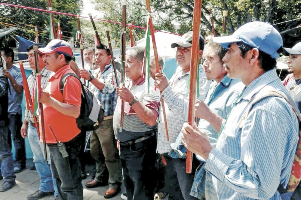 Una de las peticiones principales de los manifestantes, además de abrogar la reforma educativa, es la excarcelación de dirigentes que fueron detenidos (EDWIN HERNÁNDEZ. EL UNIVERSAL)