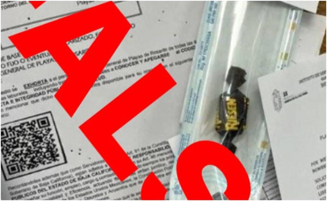 Dulce contaminado con fentanilo. Foto: FGE de Baja California